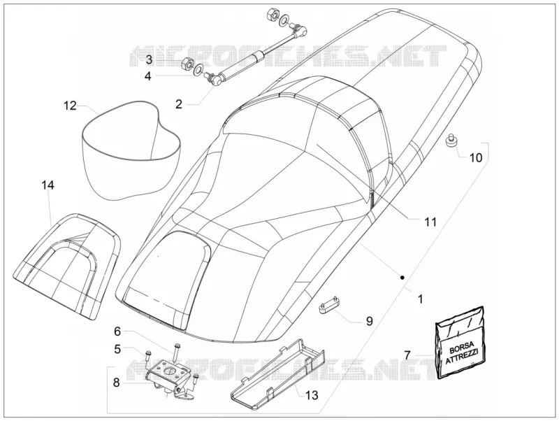 Saddle/seats