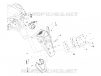 Rear cover - Splash guard