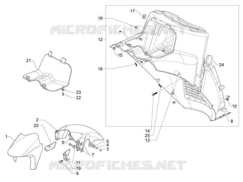 Wheel huosing - Mudguard