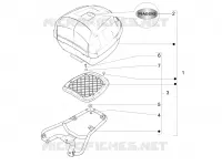 Rear luggage rack