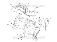 Front glove-box - Knee-guard panel