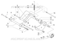Swinging arm