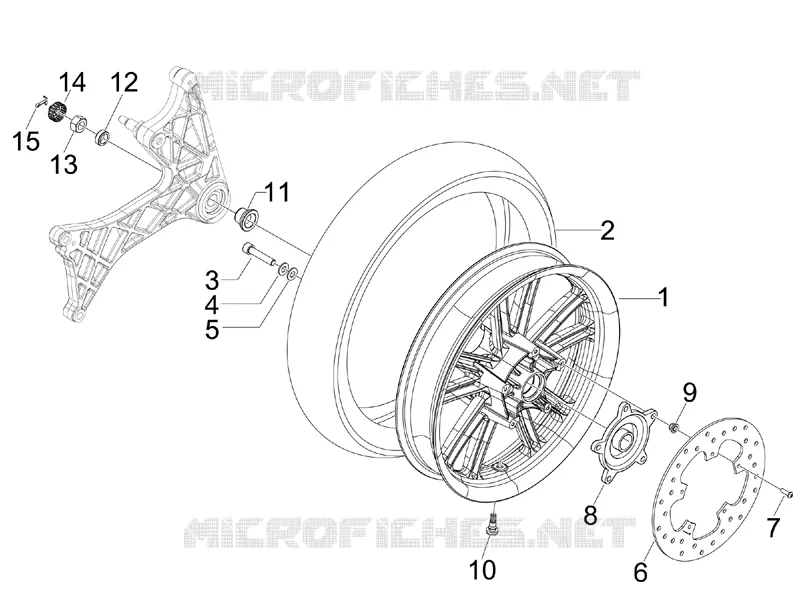 Rear wheel