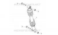 Rear suspension - Shock absorber/s