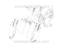Fork/steering tube - Steering bearing unit