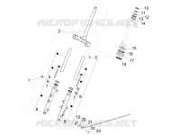 Fork/steering tube - Steering bearing unit