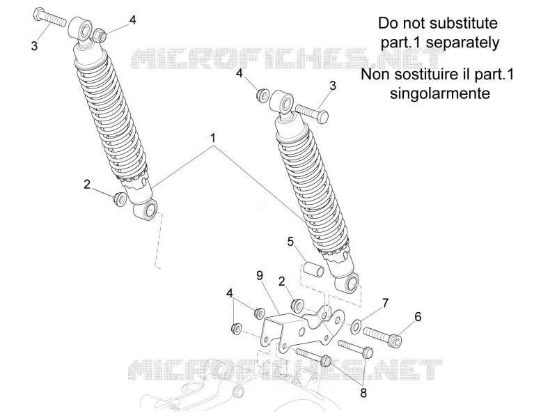 Rear shock absorber