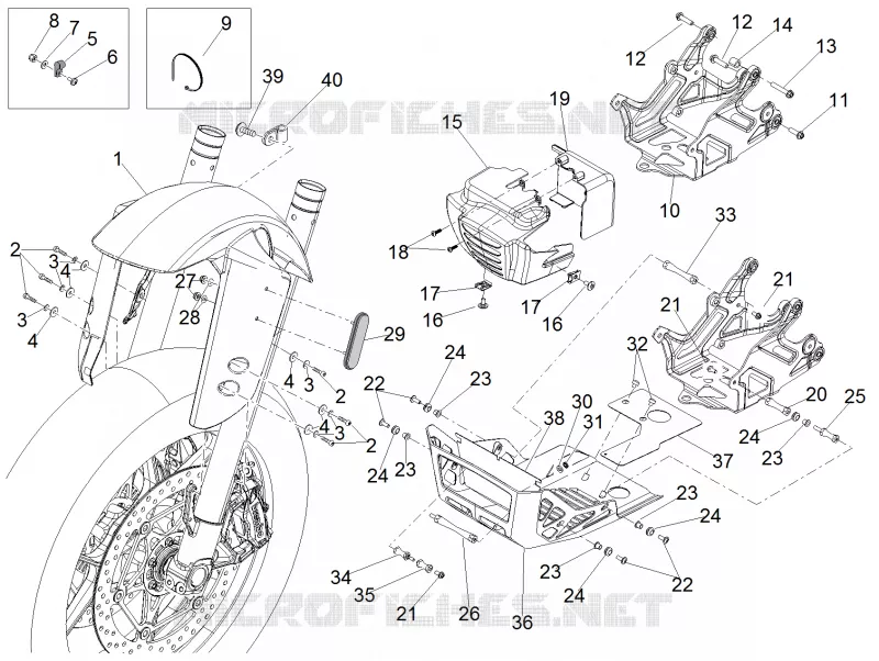 FRONT FENDER - LOWER FAIRING