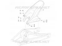 Rear mudguard
