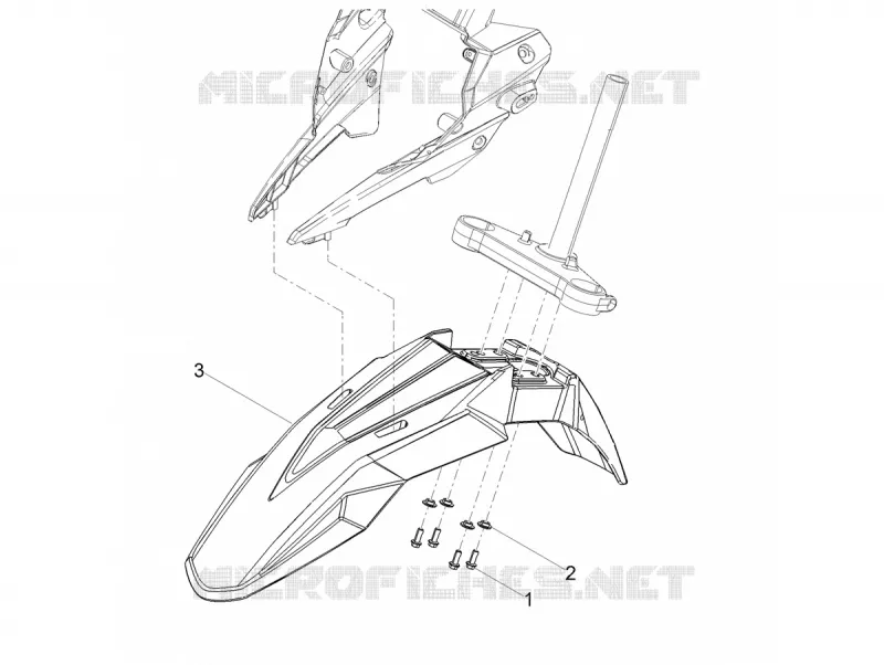 Front mudguard-Pillar