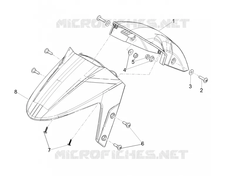 FRONT FENDER - LOWER FAIRING