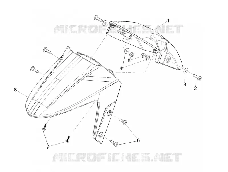 FRONT FENDER - LOWER FAIRING
