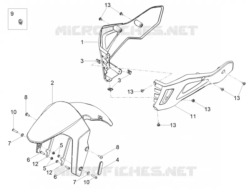 FRONT FENDER - LOWER FAIRING