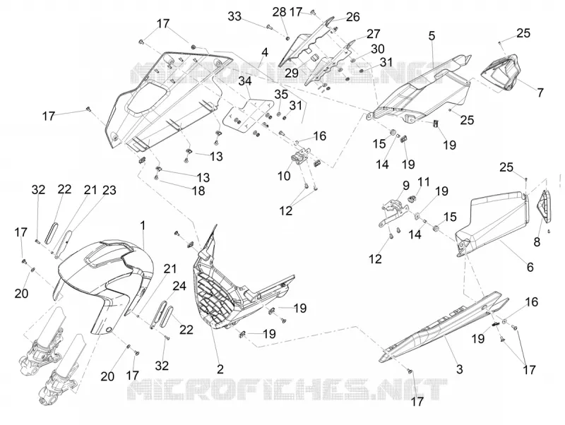 FRONT FENDER - LOWER FAIRING