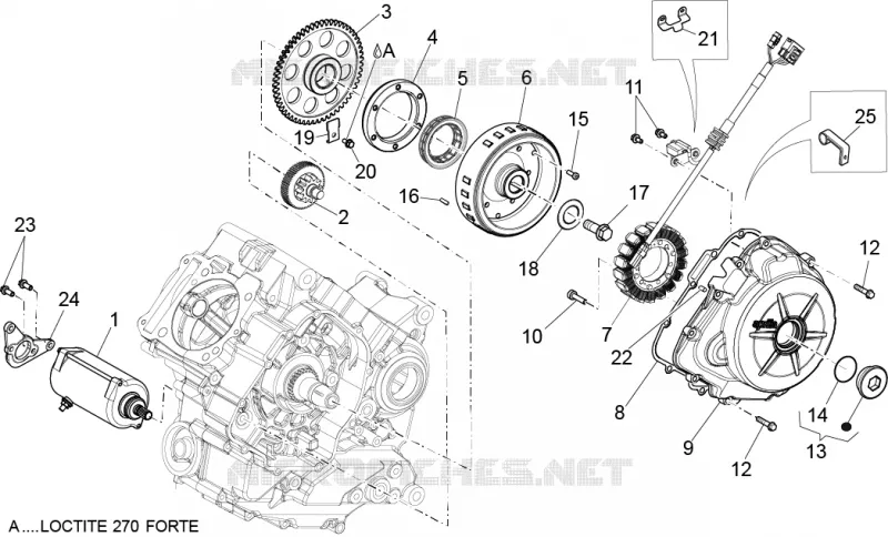 Cdi magneto assy / Ignition unit Aprilia APRILIA-MOTORCYCLES 1200 CAPONORD 2015  Caponord