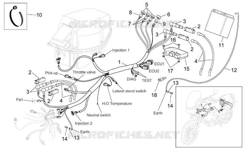 Electrical system III Aprilia APRILIA-MOTORCYCLES 1000 CAPONORD 2002  ETV Capo Nord