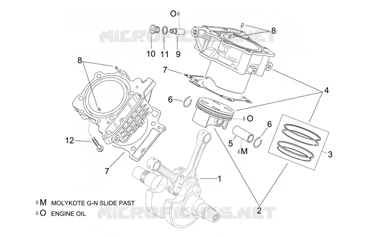 Crankshaft II Aprilia APRILIA-MOTORCYCLES 1000 CAPONORD 2006  ETV Capo Nord