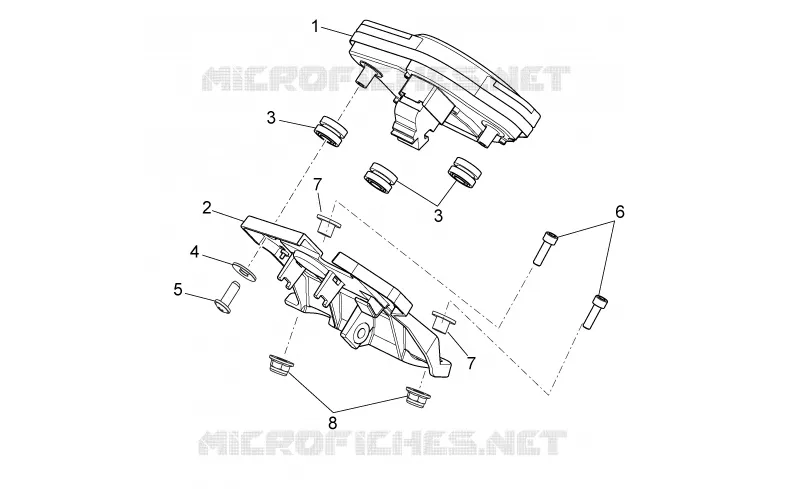 Dashboard Aprilia APRILIA-MOTORCYCLES 1200 DORSODURO 2011  Dorsoduro