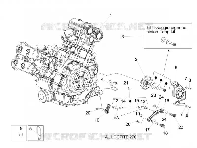 Engine Aprilia APRILIA-MOTORCYCLES 1200 DORSODURO 2014  Dorsoduro
