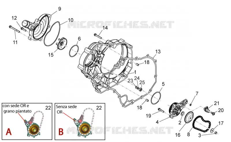 Water pump Aprilia APRILIA-MOTORCYCLES 1200 DORSODURO 2010  Dorsoduro