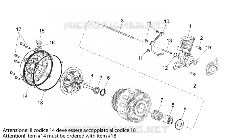 Clutch I Aprilia APRILIA-MOTORCYCLES 750 DORSODURO 2013  Dorsoduro ABS