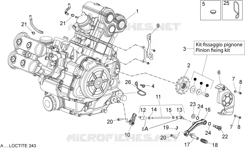 Engine Aprilia APRILIA-MOTORCYCLES 750 DORSODURO 2016  Dorsoduro ABS