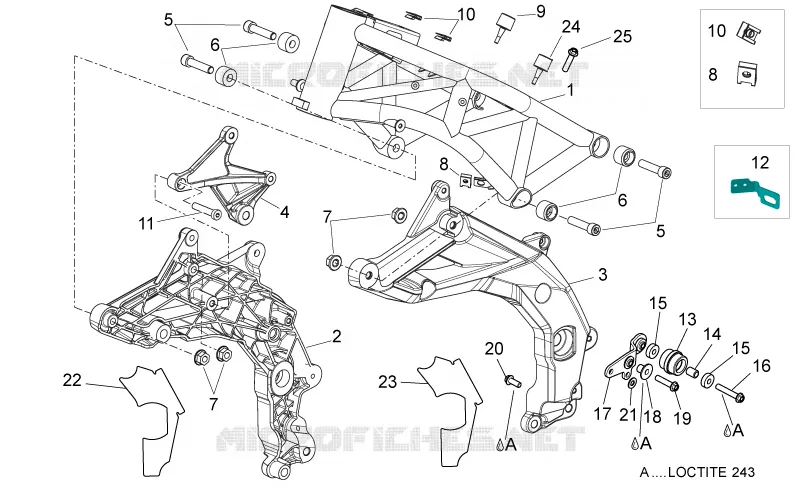 Frame I Aprilia APRILIA-MOTORCYCLES 750 DORSODURO 2014  Dorsoduro ABS
