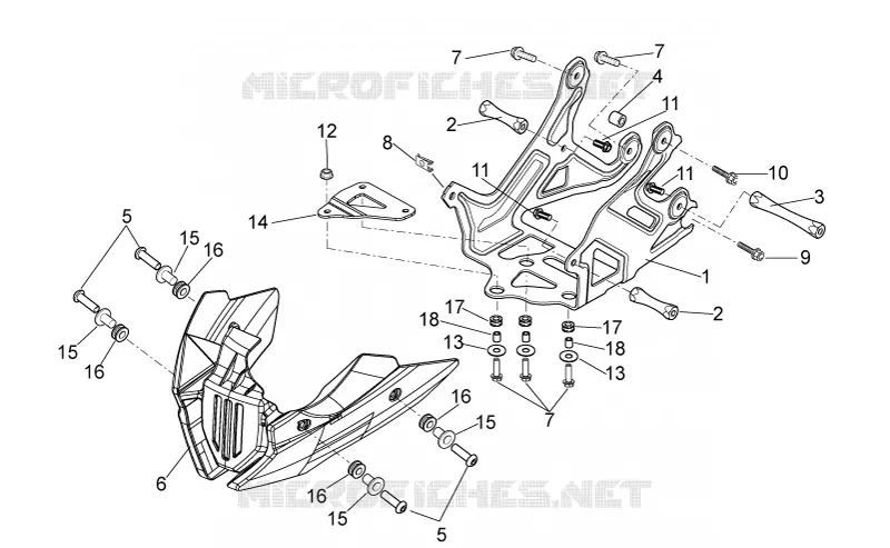 Holder Aprilia APRILIA-MOTORCYCLES 750 DORSODURO 2015  Dorsoduro ABS