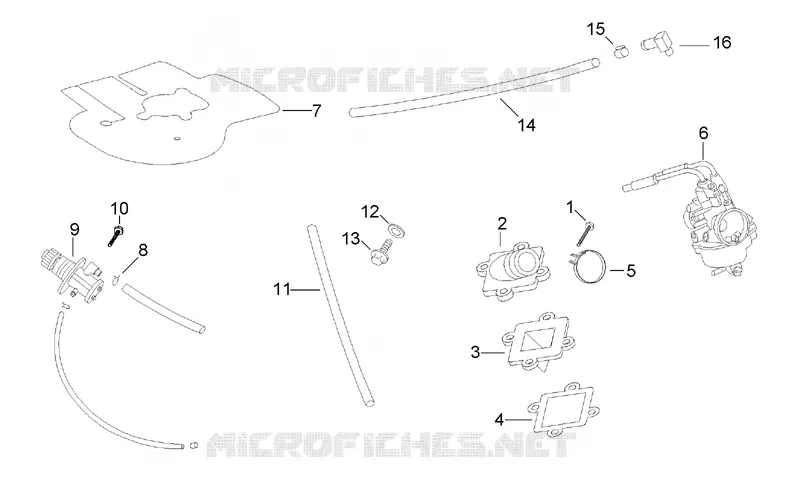 Carburettor  - oil pump assy. Aprilia APRILIA-SCOOTER 50 GULLIVER 1998  Gulliver Air