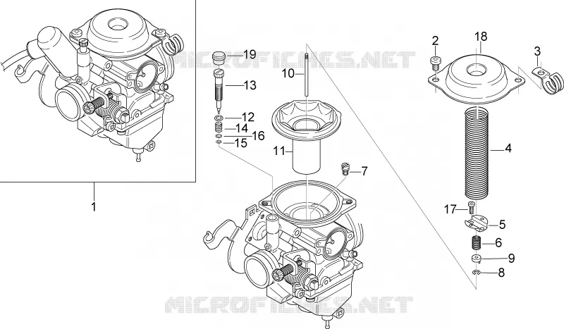 Carburettor I Aprilia APRILIA-SCOOTER 125 LEONARDO 1996  Leonardo