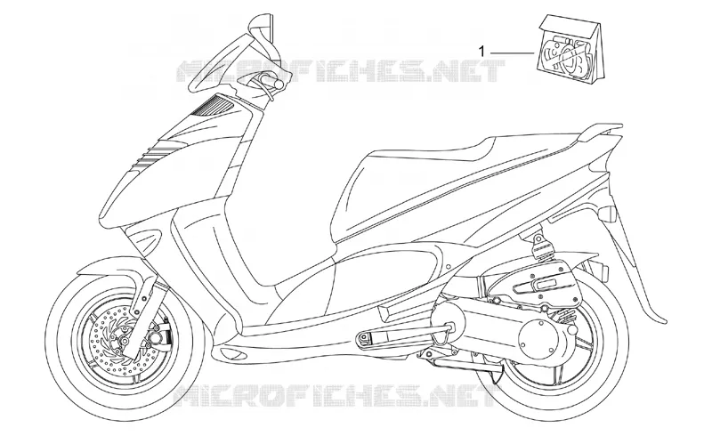 Decal set Aprilia APRILIA-SCOOTER 125 LEONARDO 1996  Leonardo