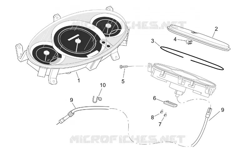 Dashboard Aprilia APRILIA-SCOOTER 125 LEONARDO 1999  Leonardo