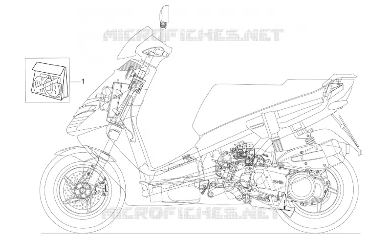 Decal set Aprilia APRILIA-SCOOTER 125 LEONARDO 1999  Leonardo