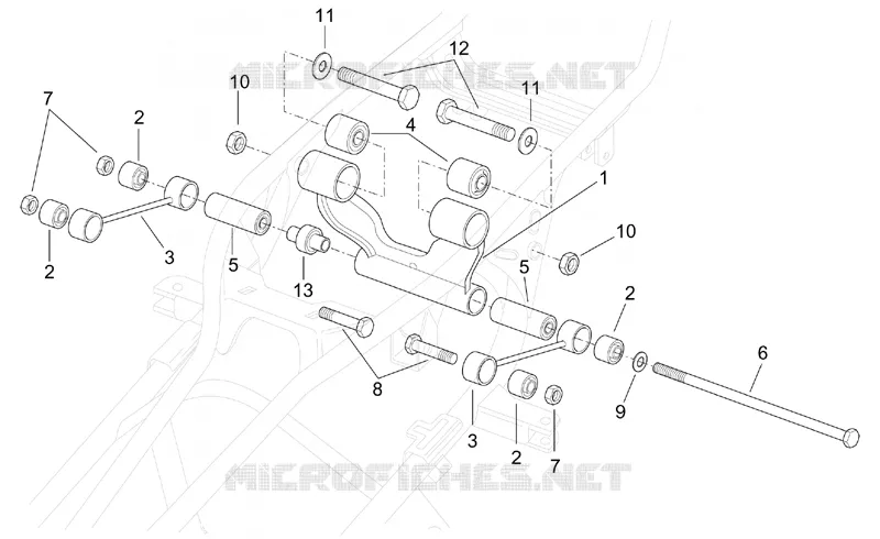 Connecting rod Aprilia APRILIA-SCOOTER 250 LEONARDO 1999  Leonardo (engine Yamaha)