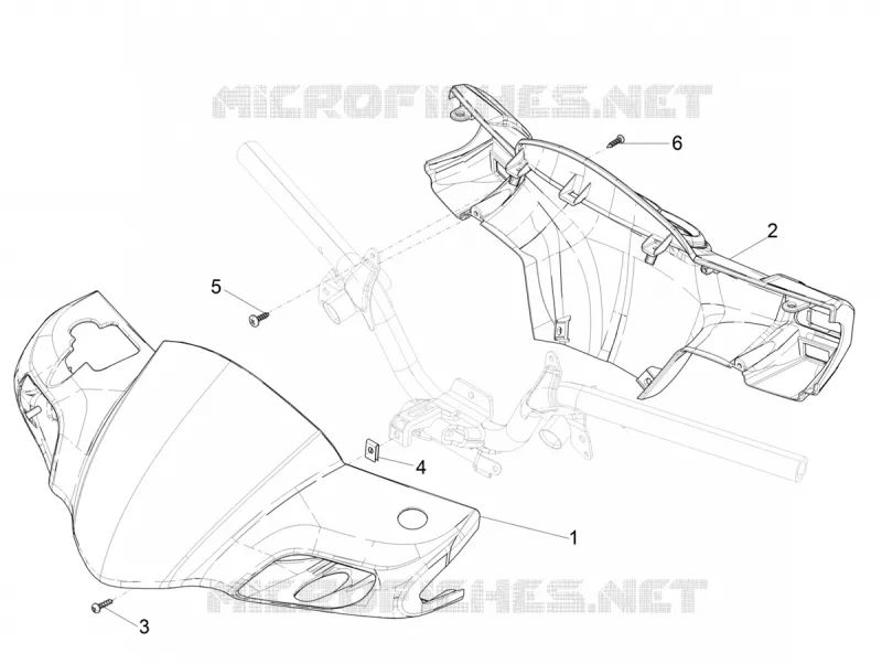 Handlebars coverages Aprilia APRILIA-SCOOTER 50 SR 2018  SR 50 Motard 50 2T Euro 4