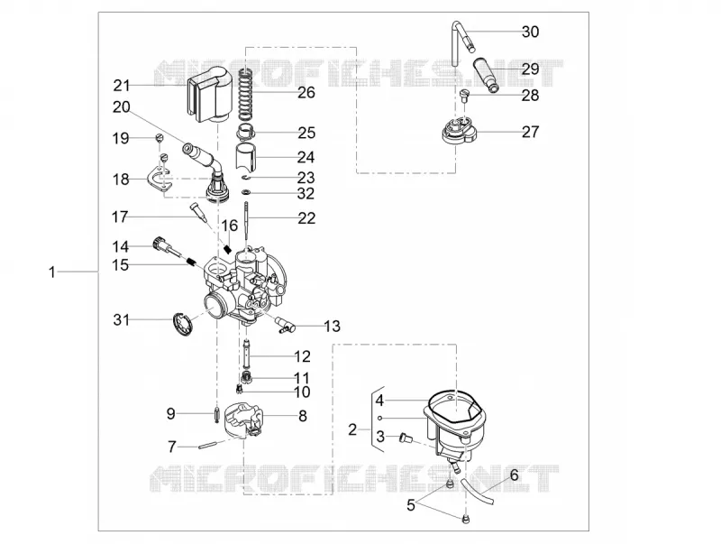 Carburettor Aprilia APRILIA-MOTORCYCLES 50 RX 2018  RX 50 Factory E4
