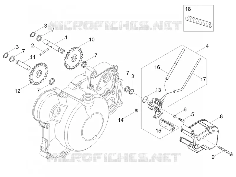 Oil pump Aprilia APRILIA-MOTORCYCLES 50 RX 2019  RX 50 Factory E4