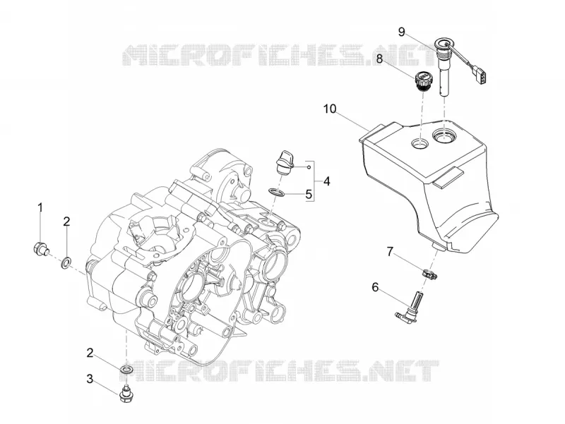 Lubrication Aprilia APRILIA-MOTORCYCLES 50 SX 2020  SX 50 Factory Euro 4