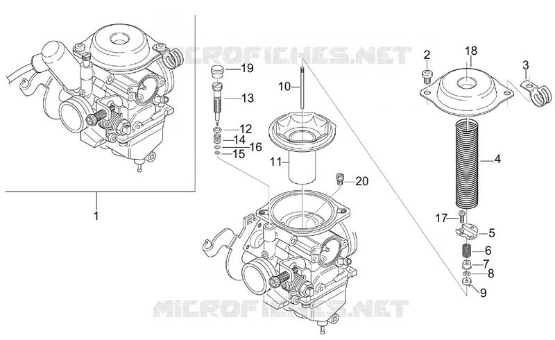 Carburettor I Aprilia APRILIA-SCOOTER 150 LEONARDO 2003  Leonardo ST