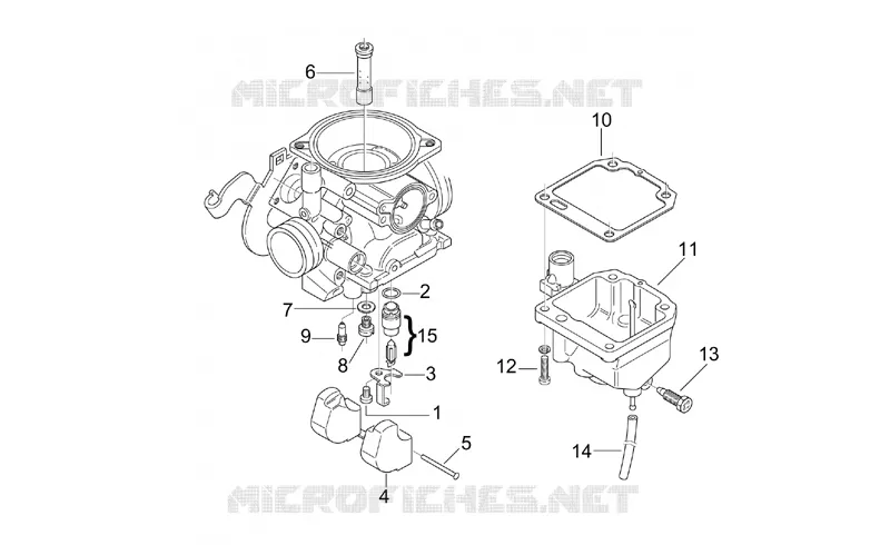 Carburettor III Aprilia APRILIA-SCOOTER 150 LEONARDO 2002  Leonardo ST