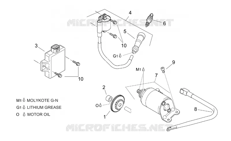 Starter motor Aprilia APRILIA-SCOOTER 150 LEONARDO 2001  Leonardo ST