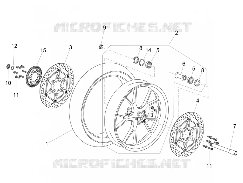 FRONT WHEEL Aprilia APRILIA-MOTORCYCLES 900 DORSODURO 2019  Dorsoduro 900 Euro 4 ABS