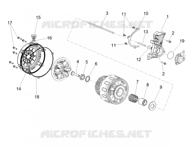 CLUTCH COVER Aprilia APRILIA-MOTORCYCLES 900 DORSODURO 2020  Dorsoduro 900 Euro 4 ABS