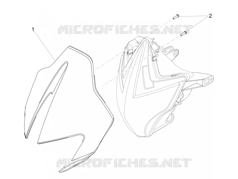 Windshield Aprilia APRILIA-MOTORCYCLES 900 DORSODURO 2020  Dorsoduro 900 Euro 4 ABS
