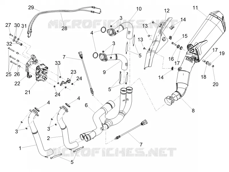 EXHAUST MUFFLER Aprilia APRILIA-MOTORCYCLES 1000 RSV4 2019  RSV4 1000 RR Euro 4 ABS