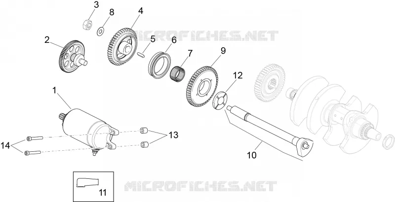 STARTER - STARTER MOTOR Aprilia APRILIA-MOTORCYCLES 1000 RSV4 2020  RSV4 1000 RR Euro 4 ABS