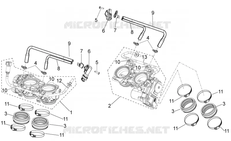 THROTTLE BODY Aprilia APRILIA-MOTORCYCLES 1000 RSV4 2020  RSV4 1000 RR Euro 4 ABS