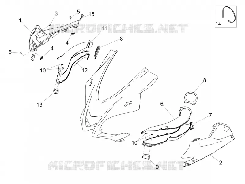 AIR DUCT Aprilia APRILIA-MOTORCYCLES 1100 RSV4 2019  RSV4 1100 Racing Factory Euro 4 ABS