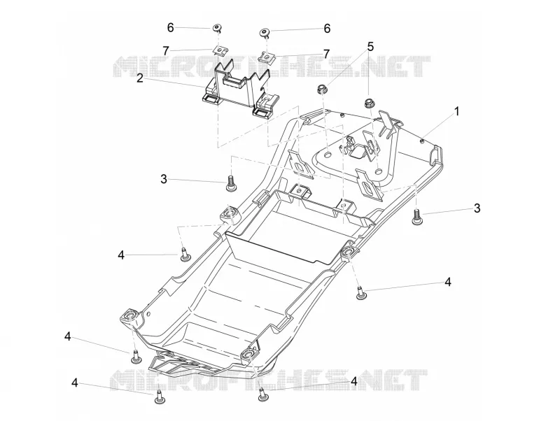 SADDLE COMPARTMENT Aprilia APRILIA-MOTORCYCLES 1100 RSV4 2020  RSV4 1100 Racing Factory Euro 4 ABS
