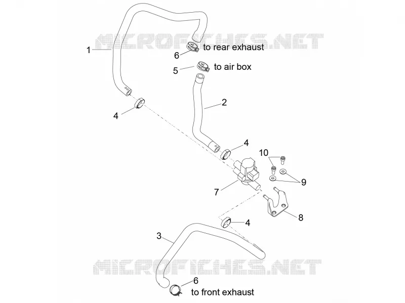 SECONDARY AIR Aprilia APRILIA-MOTORCYCLES 1100 RSV4 2020  RSV4 1100 Racing Factory Euro 4 ABS